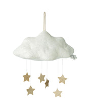 Plush PICCA LOULOU CLOUD Corduroy White with stars 13"