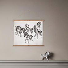 Kay Bojesen Zebra, Black/White, H: 5.5"