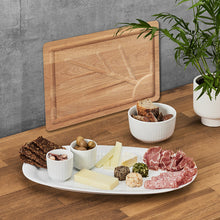 Kähler Hammershøi Oval Serving Dish, White, W: 15.7"