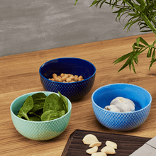 Lyngby Porcelæn Rhombe Color Bowl, Ø: 5.1"