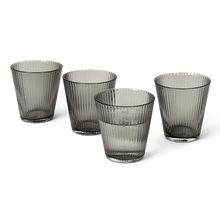 Rosendahl GC Nouveau Tumbler Smoke 4 Pcs H 3.7in Dia 3.5in 8.8 oz