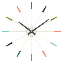 Plug Inn Wall Clock - Modern Minimalist Design - Silent Movement - 22.5 Inches - (NeXtime 2610)