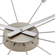 Plug Inn Wall Clock - Modern Minimalist Design - Silent Movement - 22.5 Inches - (NeXtime 2610)