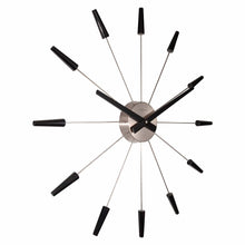 Plug Inn Wall Clock - Modern Minimalist Design - Silent Movement - 22.5 Inches - (NeXtime 2610)