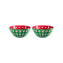 Guzzini Le Murrine Bowl Red/Emerald