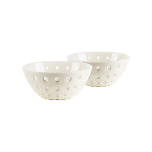 Guzzini Le Murrine Bowl Pearl White