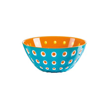 Guzzini Le Murrine Bowl 25 cm / 9.8 in - Blue / White / Orange