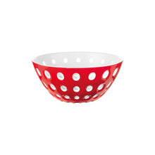 Guzzini Le Murrine Bowl 25 cm / 9.8 in - Red / White / Transparent