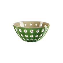 Guzzini Le Murrine Bowl 25 cm / 9.8 in - Sand / White / Moss Green