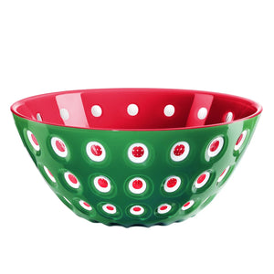Guzzini Le Murrine Bowl Red/Emerald