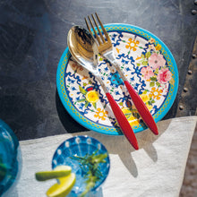Guzzini Dessert Plate Flowers & Lemons