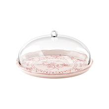Guzzini Josephine Cake Serving Set with Dome - Dusty Pink