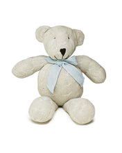 Plush CABLE KNIT TEDDY BEAR Classic Soft Pink