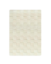 Rug CHECKERBOARD Off White 3.9 x 5.9ft