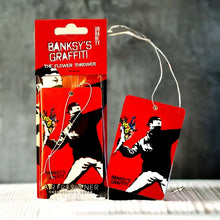 Banksy Car Air Freshener - Flower Trower