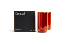 Cove 16oz Glass Pint - Set of 2 - Amber