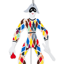 Kay Bojesen Harlequin Jumping Jack, Multi, H: 20.1"