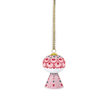 Bjørn Wiinblad Eva Christmas Ornament, Red, H: 3"