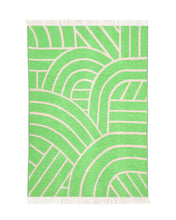 Blanket LINES Pink / Apple 4.25 x 6.5ft
