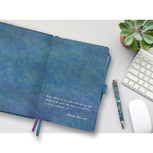Dot Grid Artist Bullet Journal - Monet Water Lilies