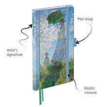 Dot Grid Artist Bullet Journal - Monet Woman with Parasol