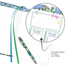 Dot Grid Artist Bullet Journal - Tiffany Field of Lilies
