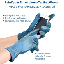 Fine Art Monet Water Lilies Texting Gloves