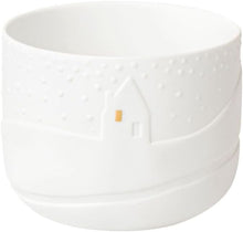Snowy Day Landscape Porcelain Tealight Holder