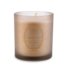 Glass Candle Patchouli Lavender Vanilla Large