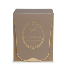 Glass Candle Patchouli Lavender Vanilla Large