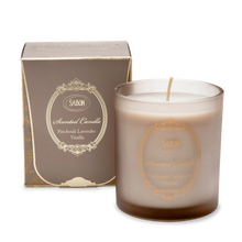 Glass Candle Patchouli Lavender Vanilla Large