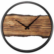 Forest Wall Clock - Real wood dial, robust metal frame  - 17.75 Inches  - (NeXtime 3263BR)
