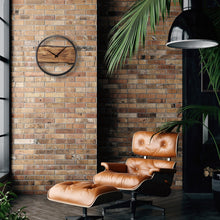 Forest Wall Clock - Real wood dial, robust metal frame  - 17.75 Inches  - (NeXtime 3263BR)