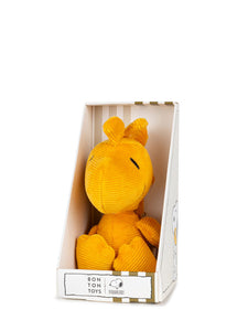 Plush WOODSTOCK Mini Corduroy Warm Yellow in giftbox 6"