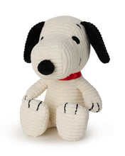 Plush PEANUTS SNOOPY Sitting Corduroy Cream in Display box 5"