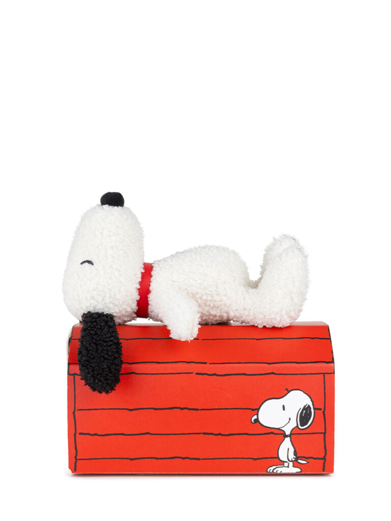 Plush SNOOPY ECO Tiny Teddy Cream in giftbox  7"