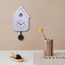 Modern Cuckoo Wall Clock with Night Sensor & Pendulum – “Twitter”