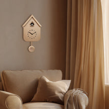 Modern Cuckoo Wall Clock with Night Sensor & Pendulum – “Twitter”