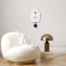 Modern Cuckoo Wall Clock with Night Sensor & Pendulum – “Twitter”