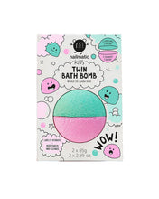 Bath Bomb for Kids DUOS Pink and Lagoon Green