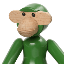 Kay Bojesen Vintage Monkey, Mini, Green, H: 3.7"