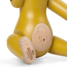 Kay Bojesen Vintage Monkey, Mini, Yellow, H: 3.7"