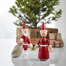 Kay Bojesen Santa Clara / Mrs Santa, Red/White, H: 7.7"