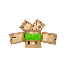 130-Piece Classroom Kit Magnetic Wooden Blocks