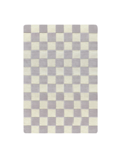 Rug CHECKERBOARD Lilac / White 3.9 x 5.9ft