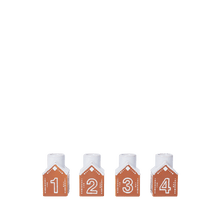 Kähler Gingerbread Advent Candle Holder, 4 Pcs.