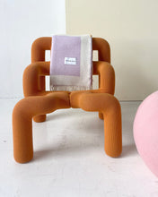 Blanket COLOR BLOCK No. 1 Lilac / Yellow and Orange 4.25 x 6.5ft