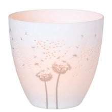 Poetry Tealight Holder with Dandelion Design