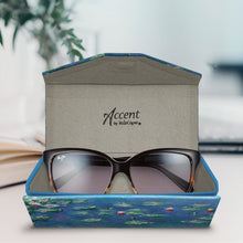 Folding Glasses Case - Vegan, Trifold, Monet Water Lilies