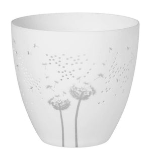 Poetry Tealight Holder with Dandelion Design